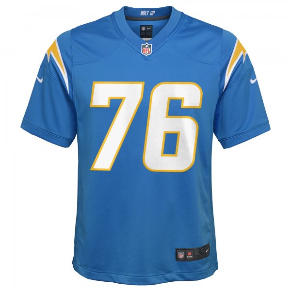 Youth Los Angeles Chargers Joe Alt Nike Powder Blue 2024 NFL Draft First Round Pick Player Game Jersey