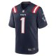 Men's New England Patriots DeVante Parker Nike Navy Game Jersey