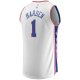 Men's Philadelphia 76ers James Harden Fanatics White Fastbreak Replica Player Jersey - Association Edition