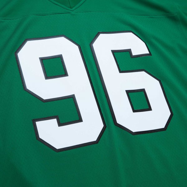 Men's Philadelphia Eagles Clyde Simmons Mitchell & Ness Kelly Green Legacy Replica Jersey