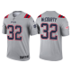 Men's New England Patriots #32 Devin McCourty Gray 2021 Limited NFL Jersey