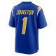 Men's Los Angeles Chargers Quentin Johnston Nike Royal Alternate Game Jersey