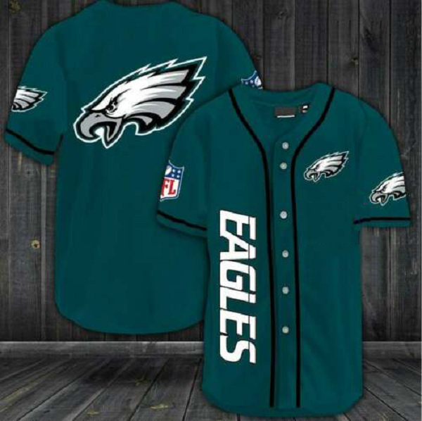 Philadelphia Eagles NFL Stitched Fashion Baseball Legend Jersey