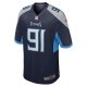 Men's Tennessee Titans Shakel Brown Nike  Navy  Game Jersey