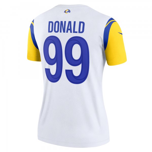 Women's Los Angeles Rams Aaron Donald Nike White Legend Jersey