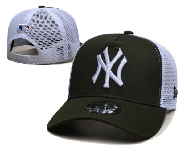 New York Yankees Black And White Cap