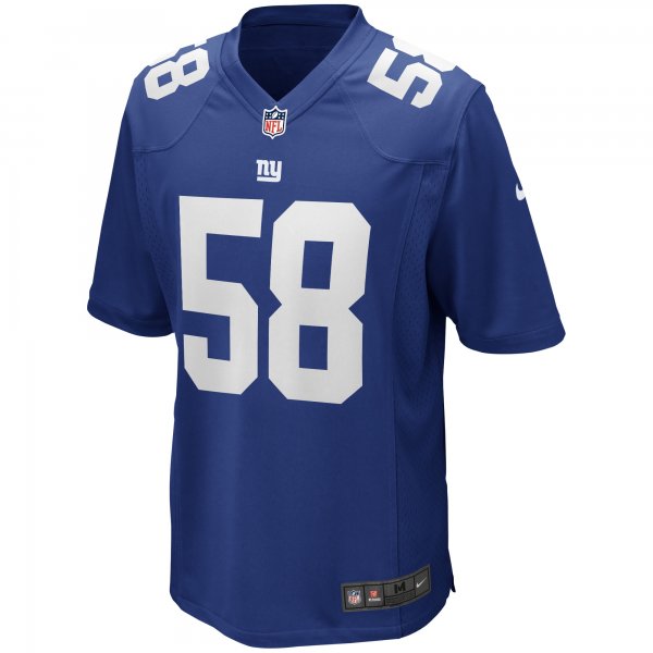 Men's New York Giants Carl Banks Nike Royal Game Retired Player Jersey