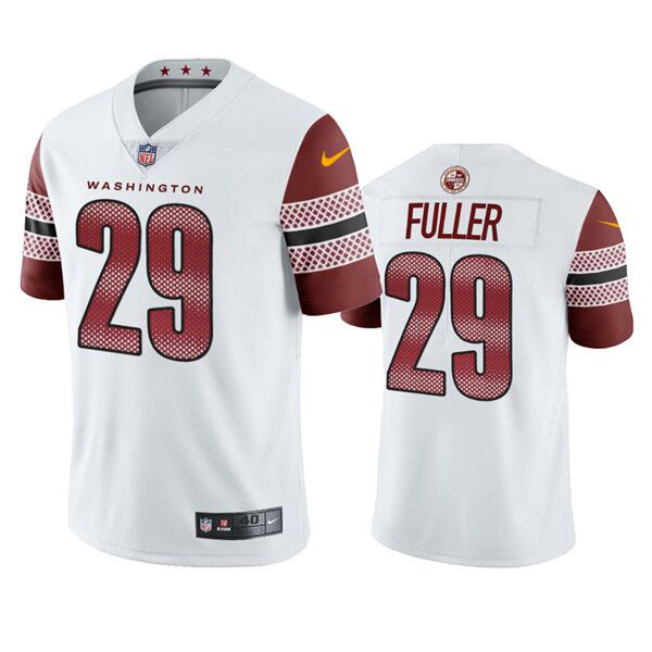 Men's Washington Commanders #29 Kendall Fuller White Vapor Untouchable Stitched Football NFL Jersey