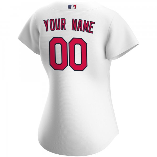 Women's St. Louis Cardinals Nike White Home Replica Custom Jersey