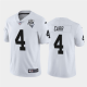 Nike Las Vegas Raiders 4 Derek Carr White 2020 Inaugural Season Vapor Untouchable Limited Jersey