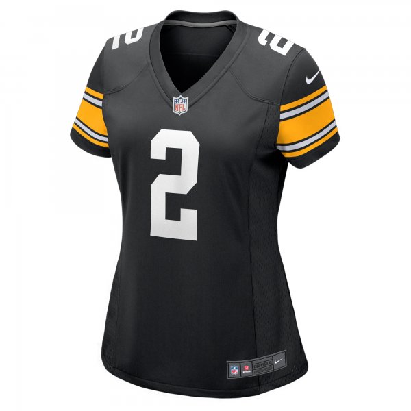 Women's Pittsburgh Steelers Justin Fields Nike Black  Alternate Game Jersey