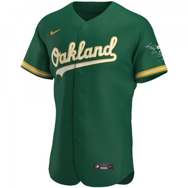 Men's Oakland Athletics Nike Kelly Green Team Jersey