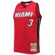 Men's Miami Heat Dwyane Wade Mitchell & Ness Red Big & Tall Hardwood Classics 2005/06 Swingman Jersey