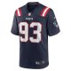 Men's New England Patriots Lawrence Guy Nike  Navy Team Game Jersey