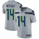 Men's Seattle Seahawks #14 D.K. Metcalf Grey Alternate Stitched NFL Vapor Untouchable Limited Jersey