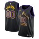 Unisex Los Angeles Lakers  Nike Black 2023/24 Custom Swingman Jersey - City Edition