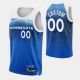 2023-24 City Edition Minnesota Timberwolves #00 Custom Blue Swingman Jersey