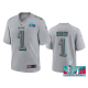 Youth Philadelphia Eagles Jalen Hurts Gray Super Bowl LVII Atmosphere Jersey