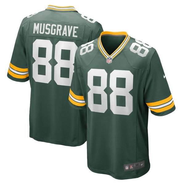 Men's Green Bay Packers Luke Musgrave Nike  Green  Game Jersey