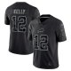 Men's Buffalo Bills Jim Kelly Nike Black Retired Player RFLCTV Limited Jersey