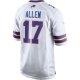 Men's Buffalo Bills Josh Allen Nike White Game Player Jersey