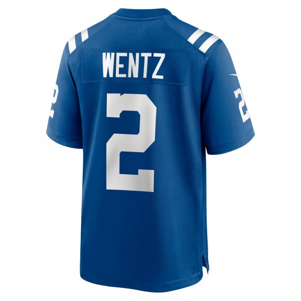 Men's Indianapolis Colts Carson Wentz Nike Royal Game Jersey