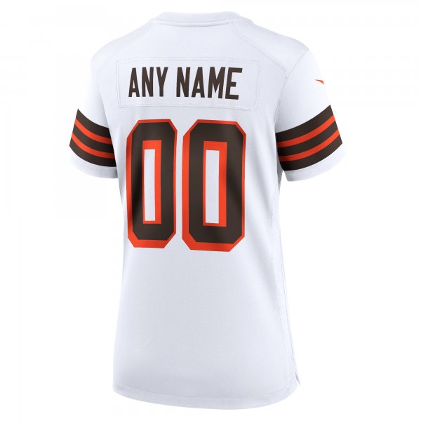 Women's Cleveland Browns Nike White 1946 Collection Alternate Custom Jersey