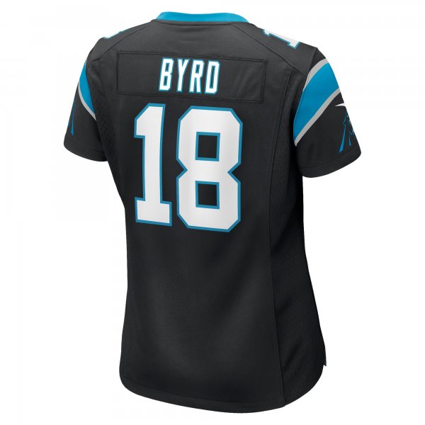 Women's Carolina Panthers Damiere Byrd Nike Black Game Player Jersey