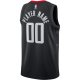 Men's Houston Rockets Jordan Brand Black Swingman Custom Jersey - Statement Edition