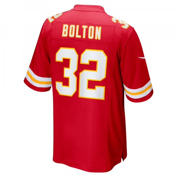 Men's Kansas City Chiefs Nick Bolton Nike Red Super Bowl LVIII Game Jersey