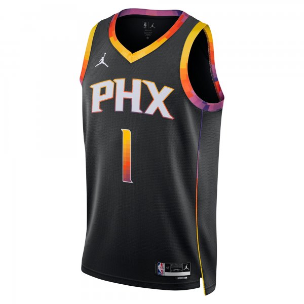 Unisex Phoenix Suns Devin Booker Jordan Brand Black Swingman Jersey - Statement Edition