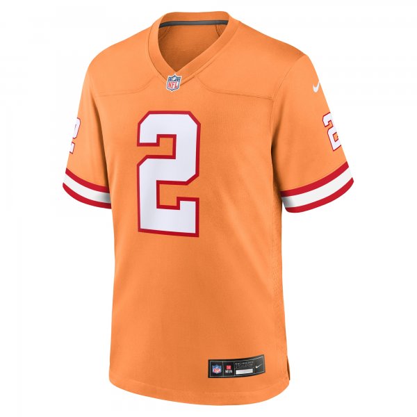 Men's Tampa Bay Buccaneers Kyle Trask Nike Orange Throwback Game Jersey