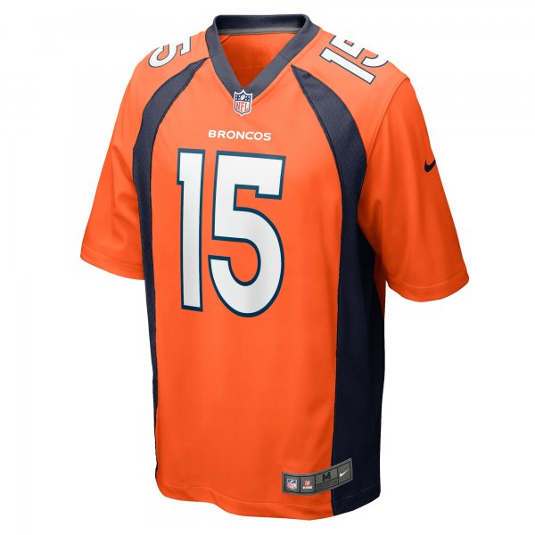 Men's Denver Broncos Jalen Virgil Nike Orange Game Player Jersey