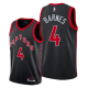 Men's Toronto Raptors #4 Scottie Barnes 2021 NBA Draft Black Jersey