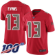 Men's Tampa Bay Buccaneers #13 Mike Evans Red Stitched NFL Limited Rush 100th Season Jersey