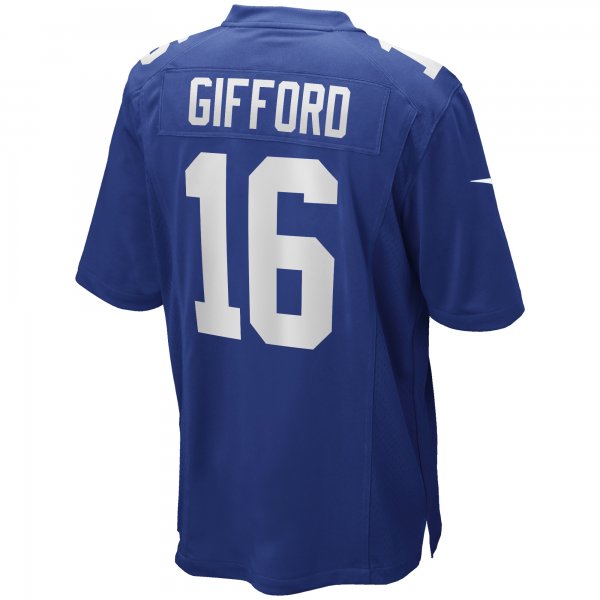 Men's New York Giants Frank Gifford Nike Royal Game Retired Player Jersey