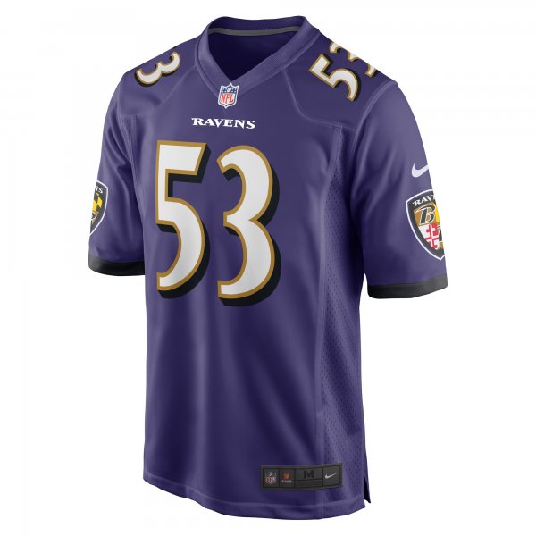 Men's Baltimore Ravens Del'Shawn Phillips Nike Purple Game Player Jersey