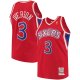 Men's Philadelphia 76ers Allen Iverson Mitchell & Ness Red 1996/97 Hardwood Classics Jersey