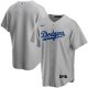 Men's Nike Los Angeles Dodgers Blank Gray Alternate 2020 MLB Jersey