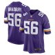 Men's Minnesota Vikings Garrett Bradbury Nike Purple Game Jersey