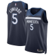 Youth Unisex Minnesota Timberwolves #5 Anthony Edwards Nike Navy Swingman NBA Jersey - Icon Edition