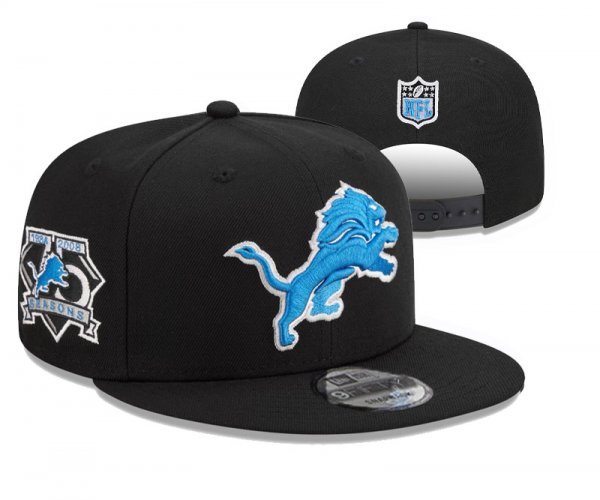 Detroit Lions Black Cap