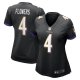 Women's Baltimore Ravens Zay Flowers Nike Black Team Game Jersey