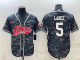 Men's San Francisco 49ers #5 Trey Lance Camouflage Stitched Baseball Cool Base Jersey