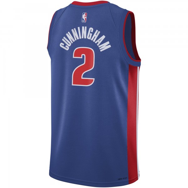 Youth Detroit Pistons Cade Cunningham Nike Blue Swingman Jersey - Icon Edition