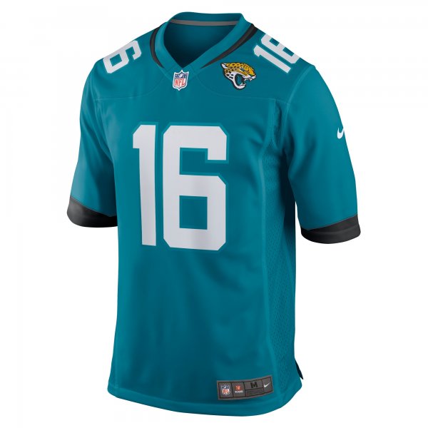 Men's Jacksonville Jaguars Trevor Lawrence Nike Teal 2021 NFL Draft First Round Pick Game Jersey