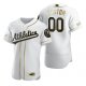 Oakland Athletics Custom Men's Nike White Golden Edition Jersey