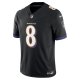 Men's Baltimore Ravens Lamar Jackson Nike Black Vapor F.U.S.E. Limited Jersey