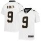 Youth New Orleans Saints Drew Brees Nike White Game Jersey