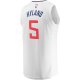 Youth LA Clippers Bones Hyland Fanatics White Fast Break Player Jersey - Association Edition